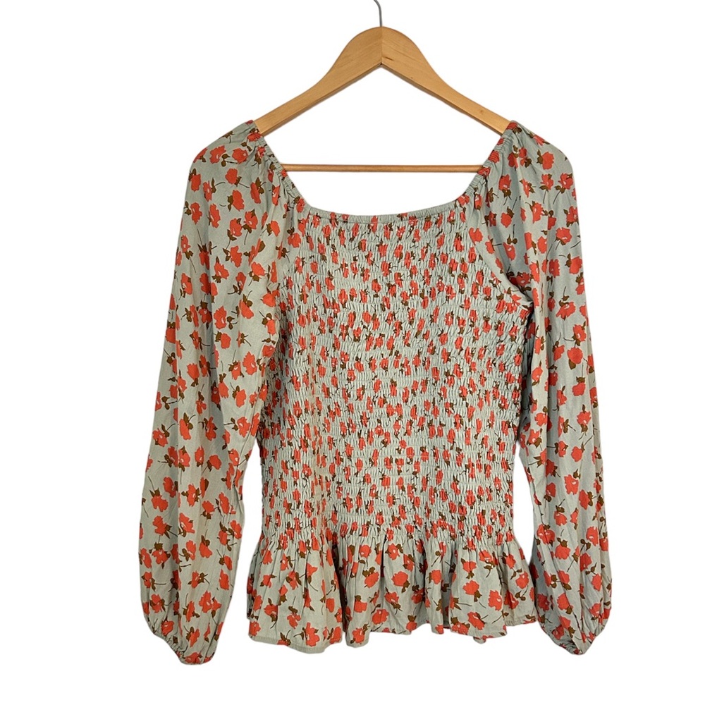 Roolee floral peplum blouse